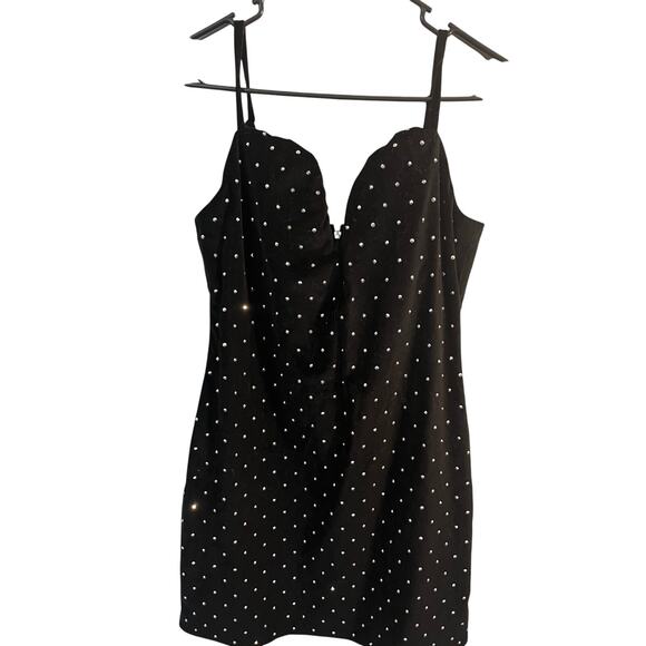 Michael Kors Embellished Velvet Bustier Mini dress women's size 6 - Picture 2 of 7